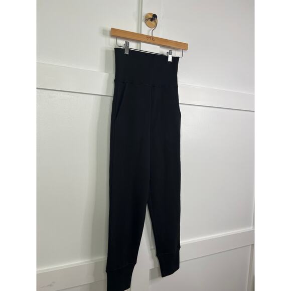 NWT Marissa Webb So High Waisted French Terry Sweatpants Black Size: XS - Picture 3 of 7